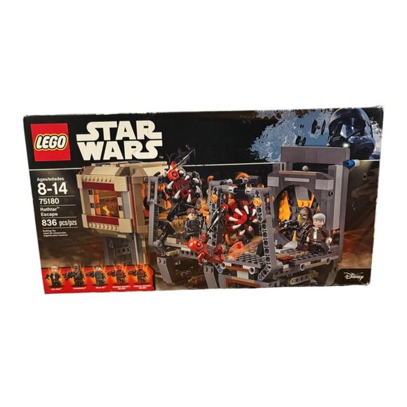 Lego Star Wars 75180 Rathtar Escape 836 Piece Set Brand New Open Box Sealed Bags - Picture 1 of 9